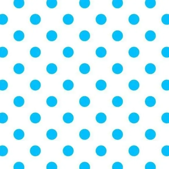 1-Inch Polka Dot/Spot Poly Cotton Fabric By The Yard