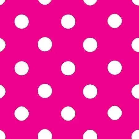 1-Inch Polka Dot/Spot Poly Cotton Fabric By The Yard