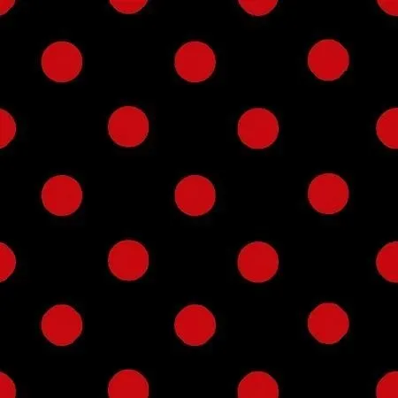 1-Inch Polka Dot/Spot Poly Cotton Fabric By The Yard