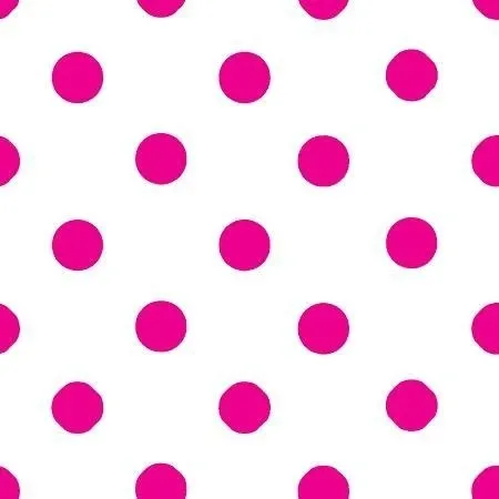 1-Inch Polka Dot/Spot Poly Cotton Fabric By The Yard