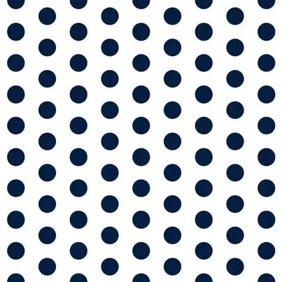 1-Inch Polka Dot/Spot Poly Cotton Fabric By The Yard