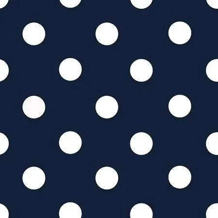 1-Inch Polka Dot/Spot Poly Cotton Fabric By The Yard