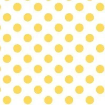 1-Inch Polka Dot/Spot Poly Cotton Fabric By The Yard