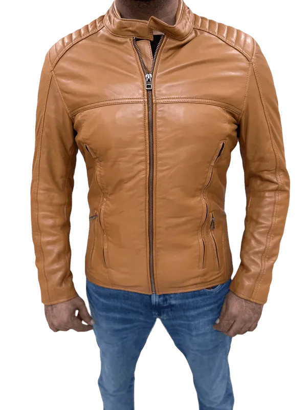 100% Top Grain Leather Jacket C5