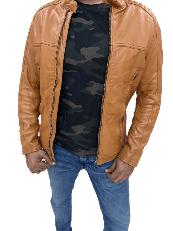 100% Top Grain Leather Jacket C5