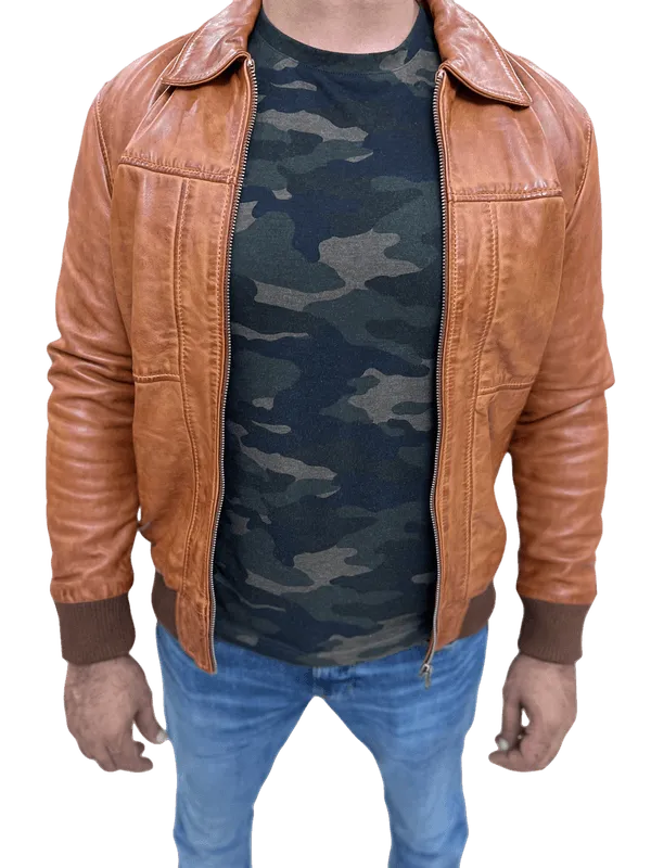 100% Top Grain Leather Jacket C9