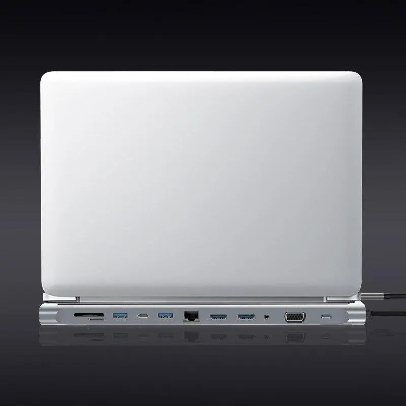 12-in-1 USB-C Hub Docking Station for Macbook