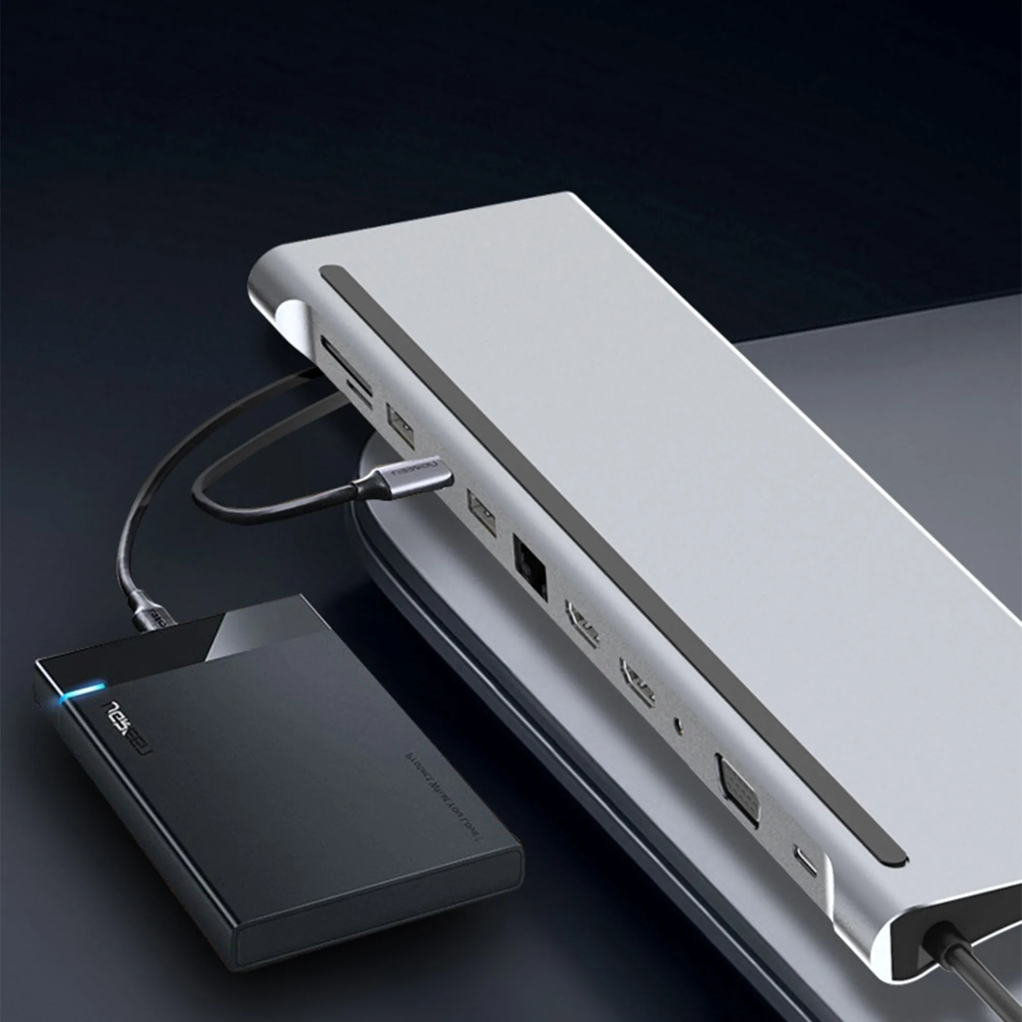 12-in-1 USB-C Hub Docking Station for Macbook