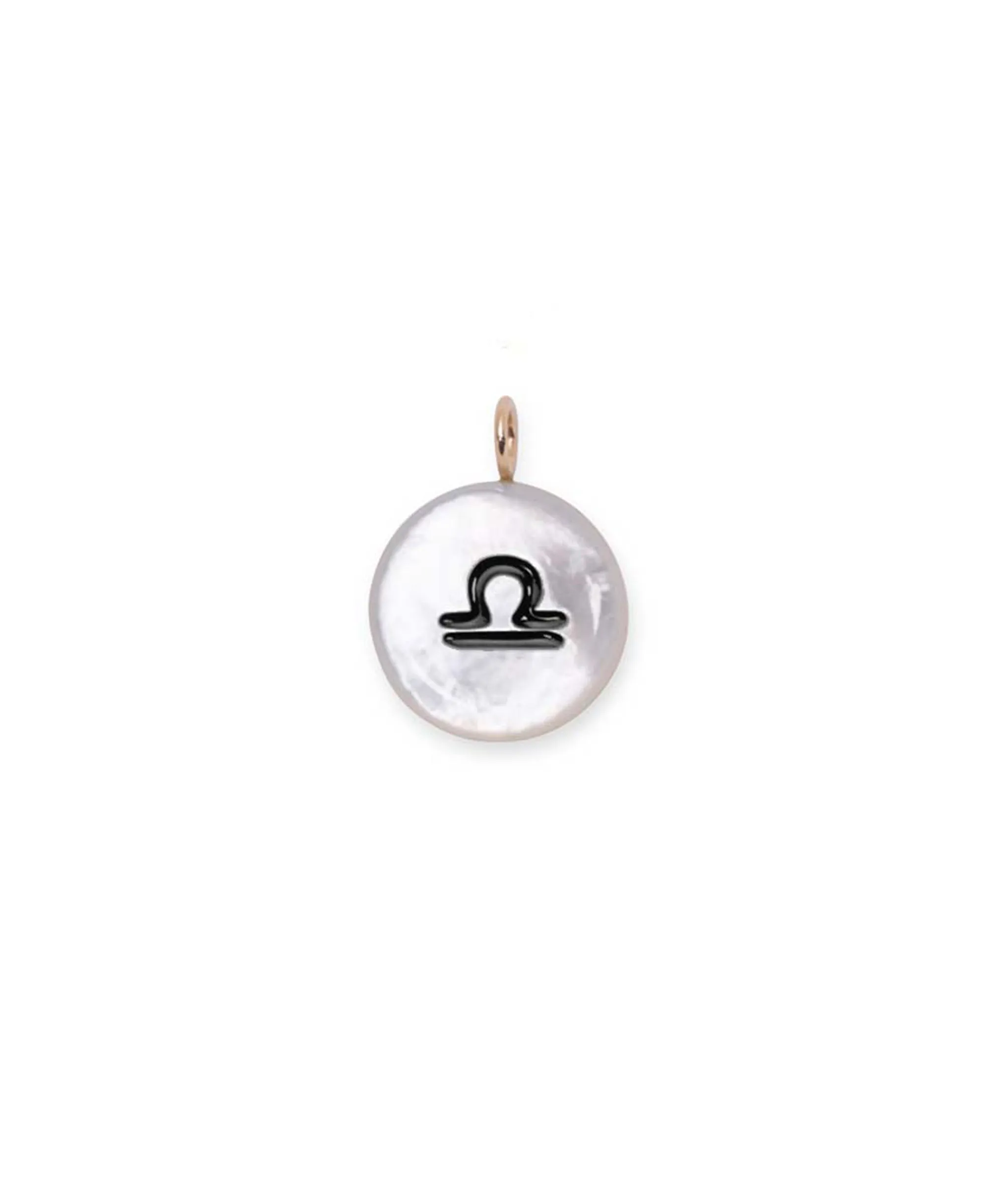 14k Gold Star Sign Charm in Libra