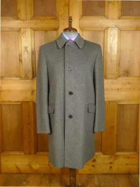 24/0971 vintage aquascutum grey wool overcoat 46 regular