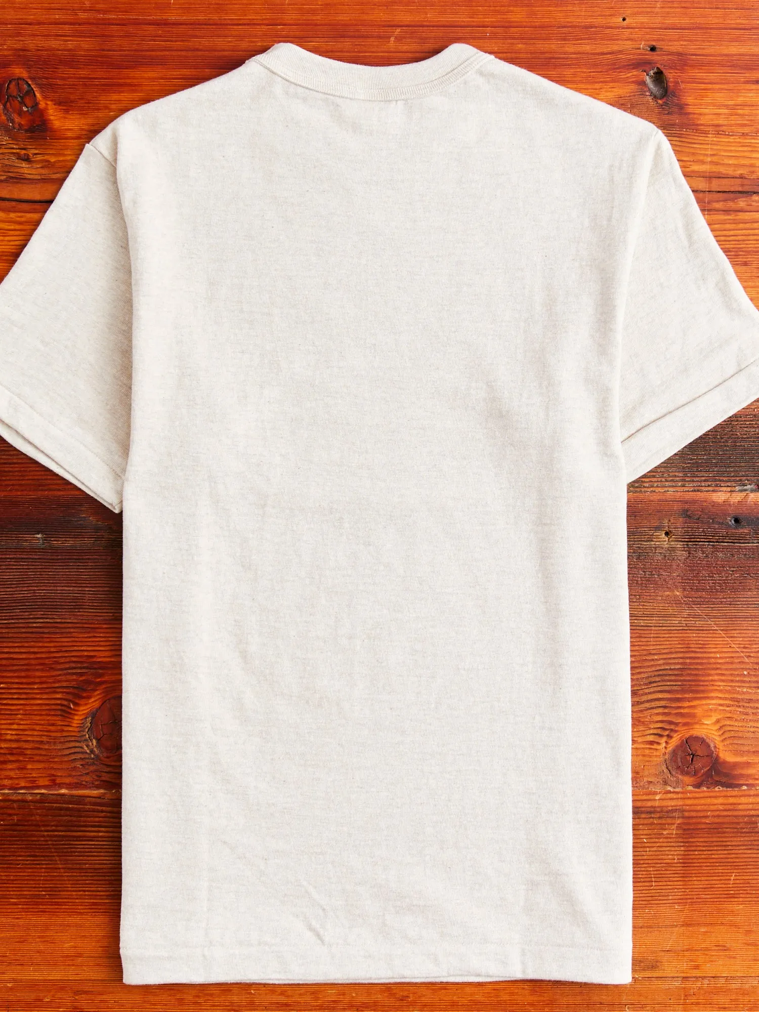 4601 Loopwheel Tee in Oatmeal