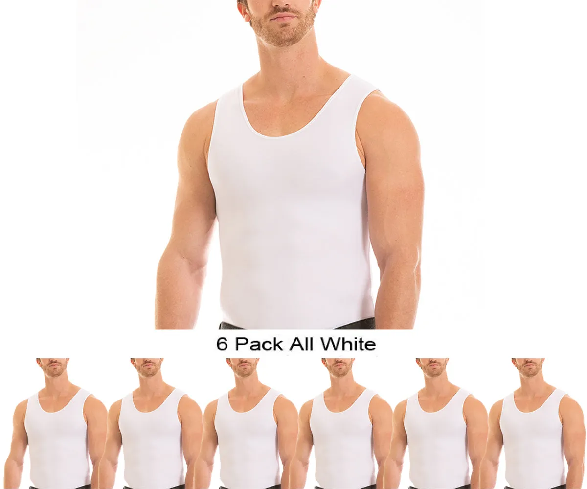 6-Pack Insta Slim Big & Tall Compression Muscle Tank MS0006BT