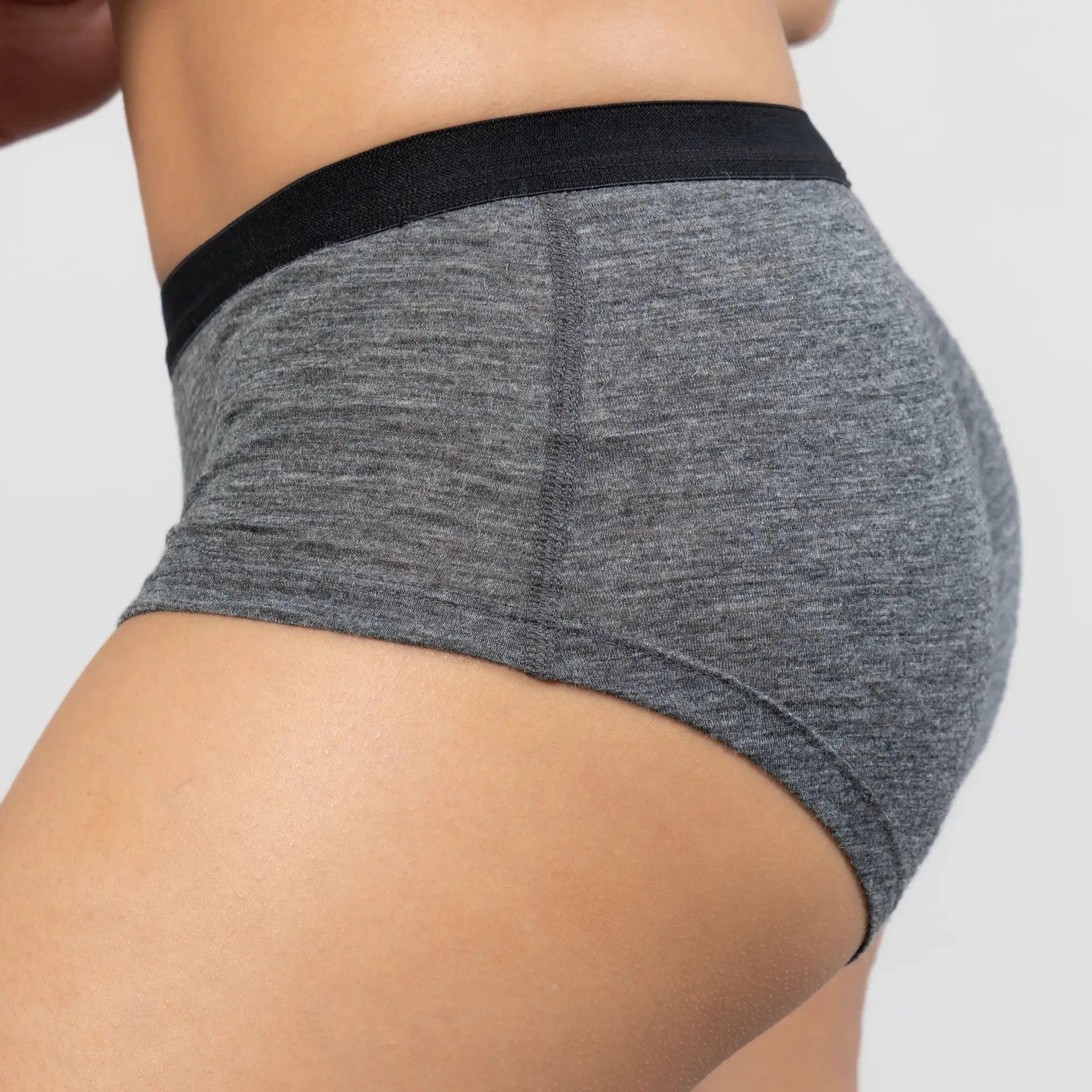 7 Pack - Women's Alpaca Wool Panties: 160 Ultralight