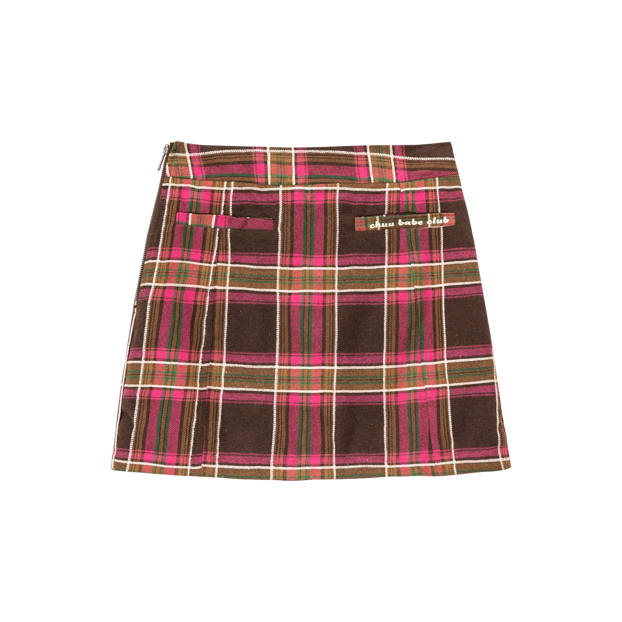 A-Line Check Skirt