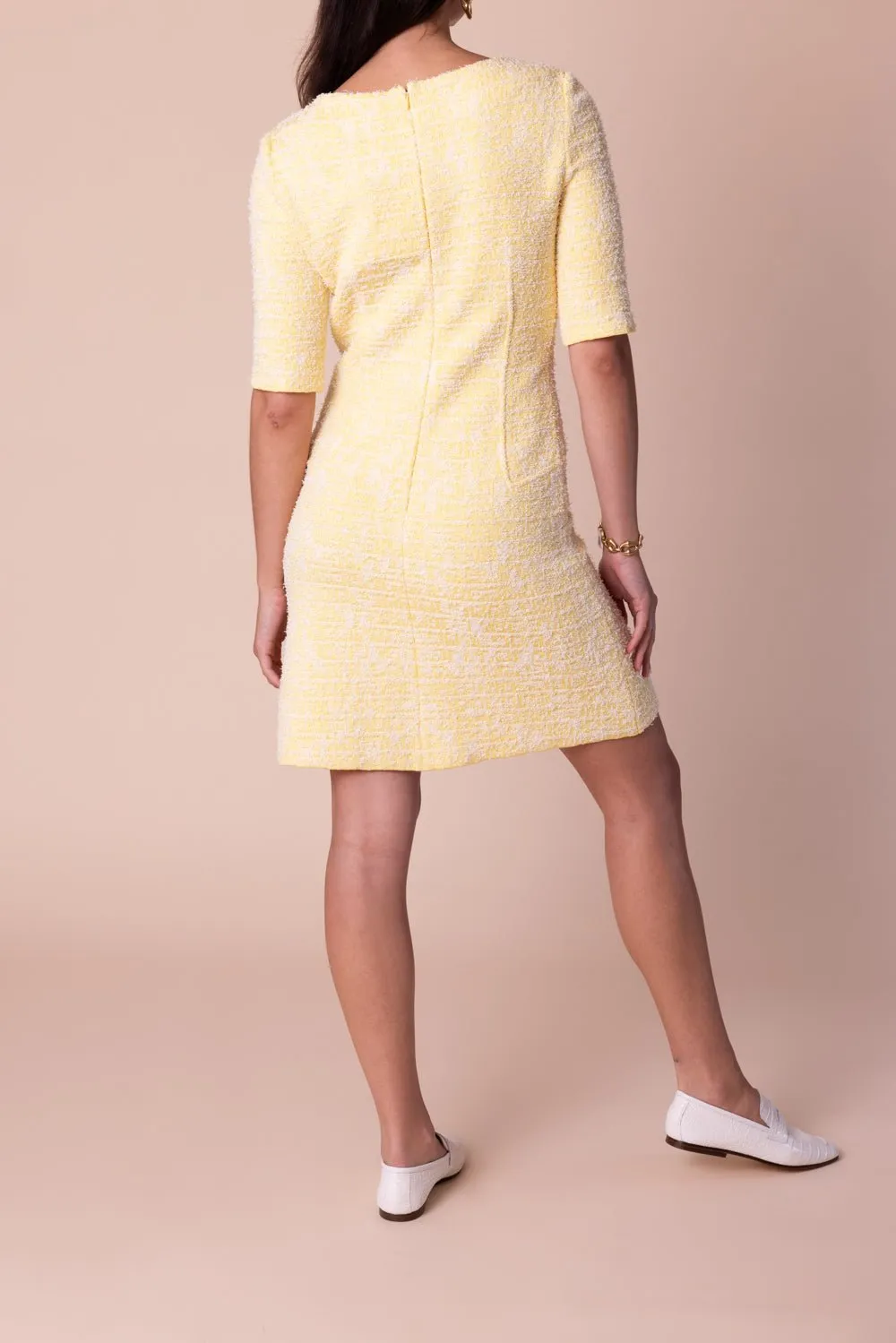 A Line Short Sleeve Mini Dress