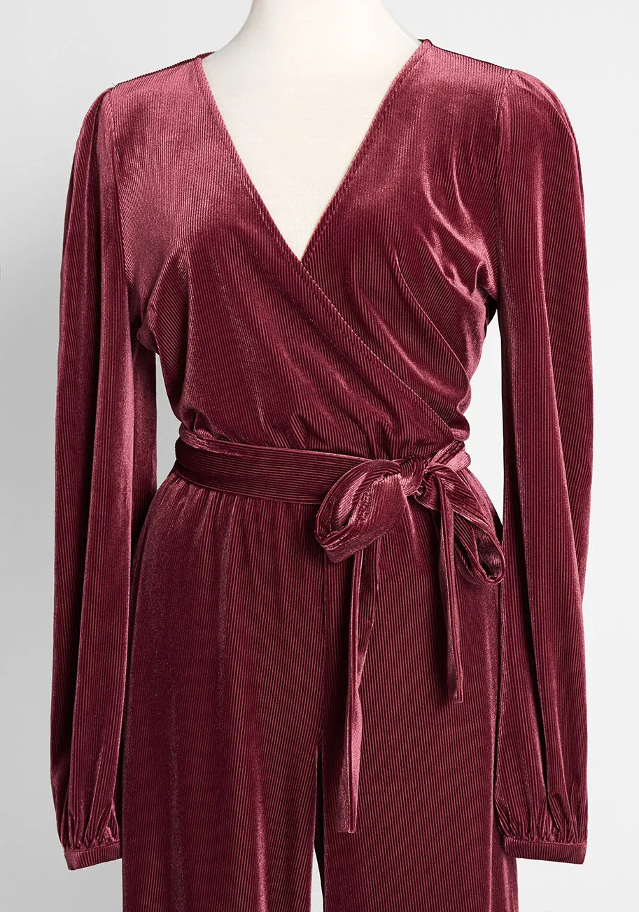 A Velvet Persuasion Jumpsuit