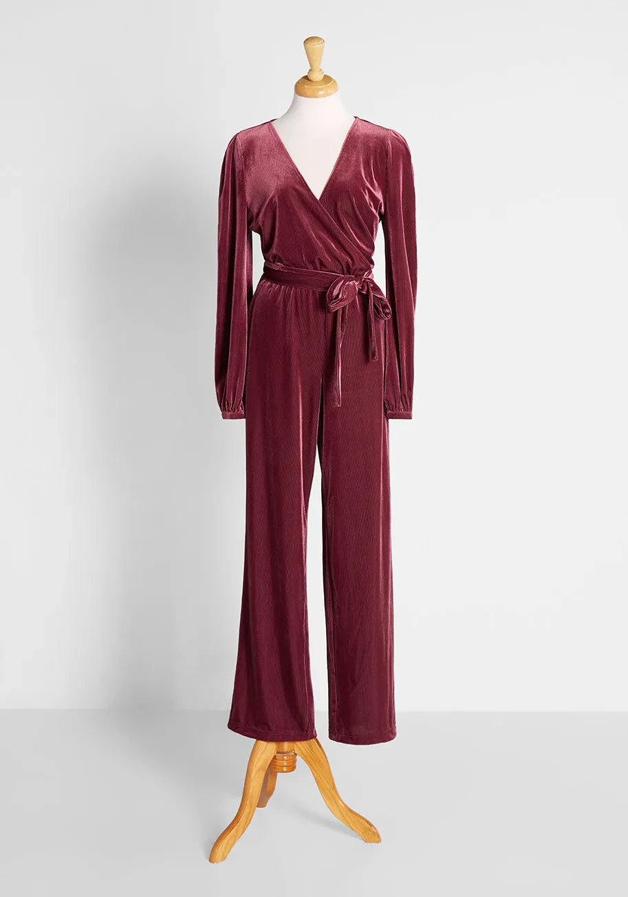 A Velvet Persuasion Jumpsuit