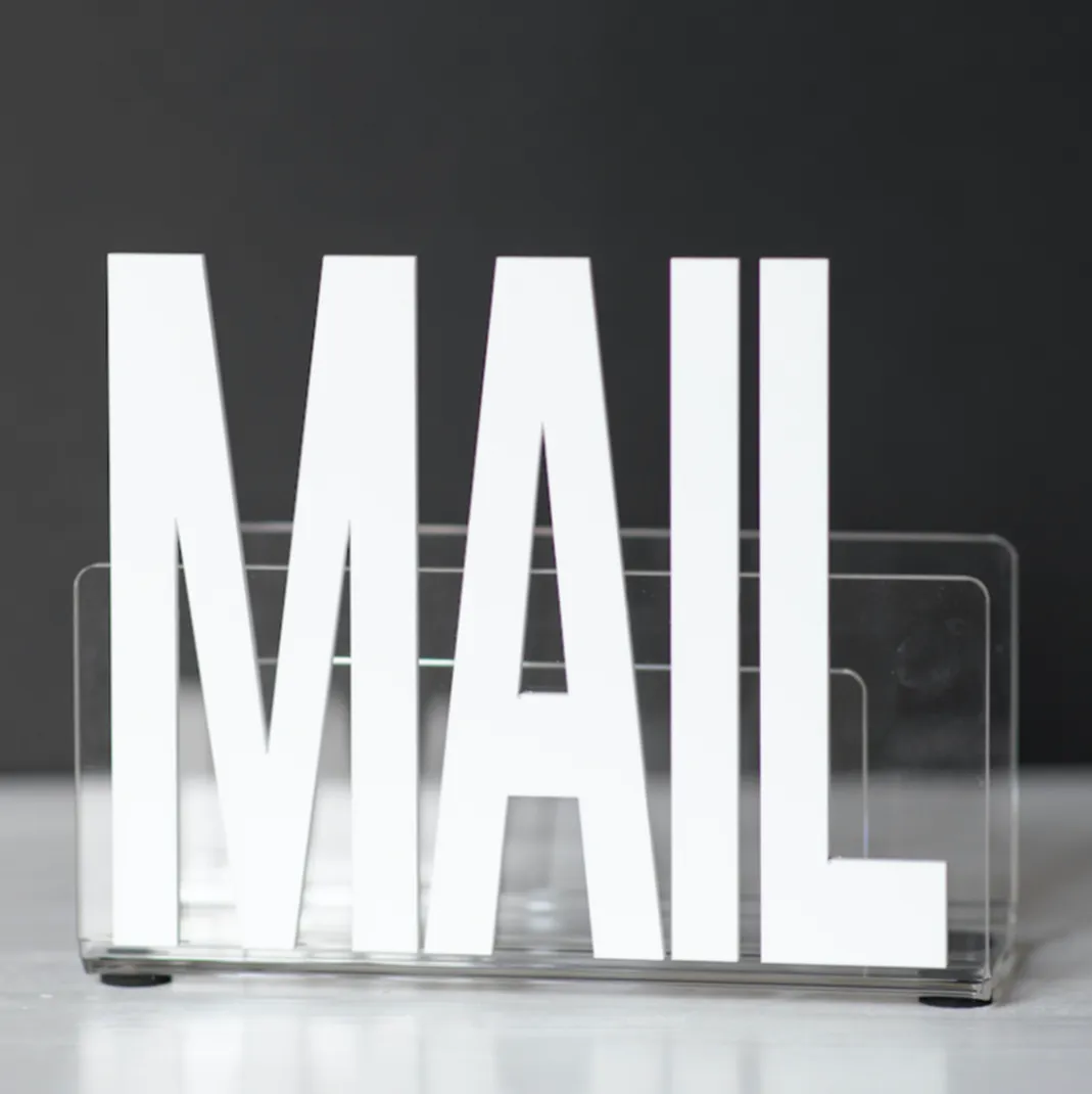 Acrylic Mail Organizer