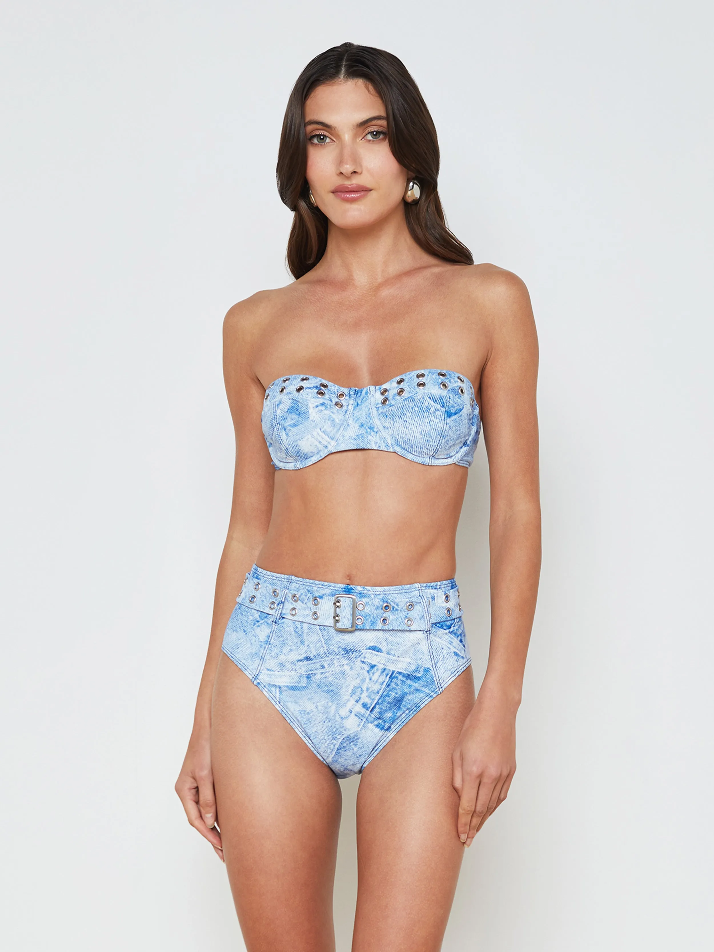 Alexandria Grommet Bikini Top