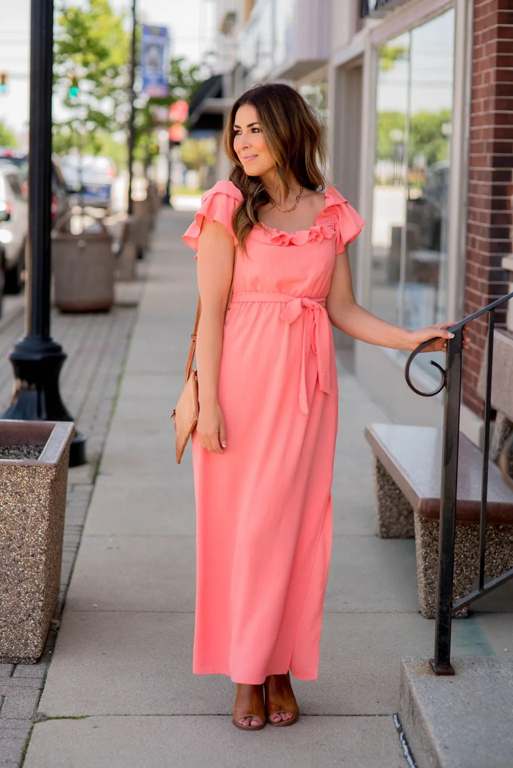 All The Ruffles Maxi Dress