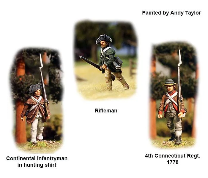 American War of Independence Continental Infantry 1776-1783