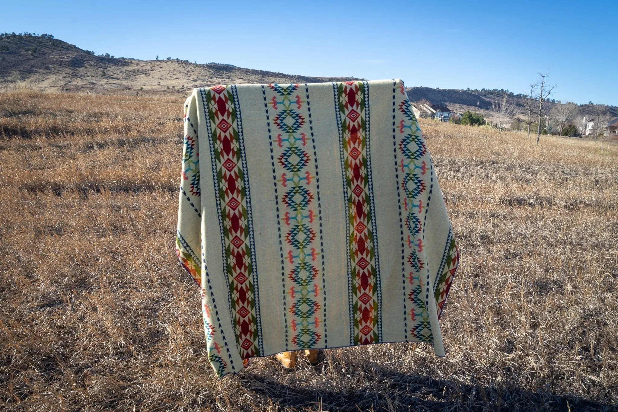 Andean Alpaca Wool Blanket - Galapagos by Alpaca Threadz