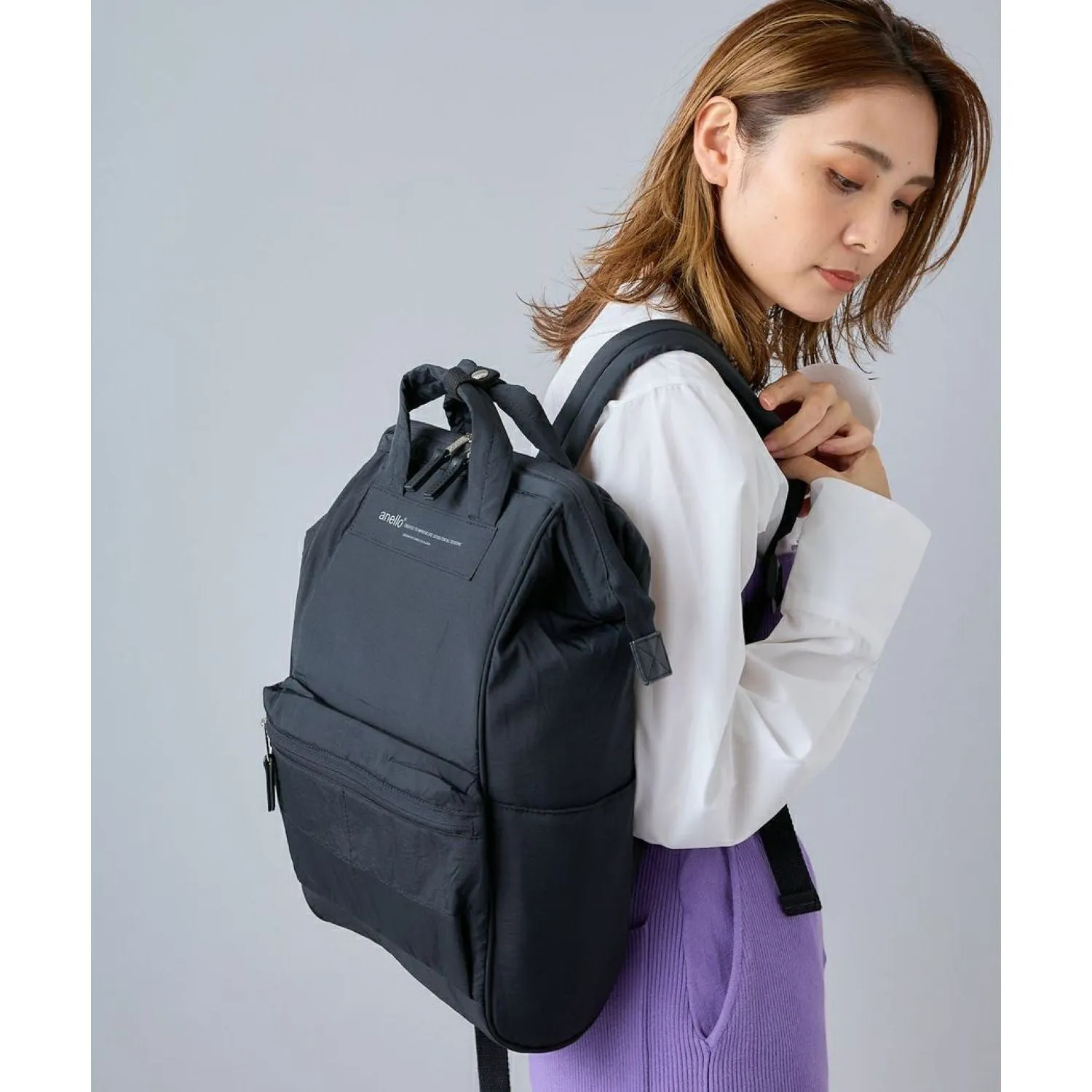 Anello Future Nostalgia Kuchigane Backpack Slim R