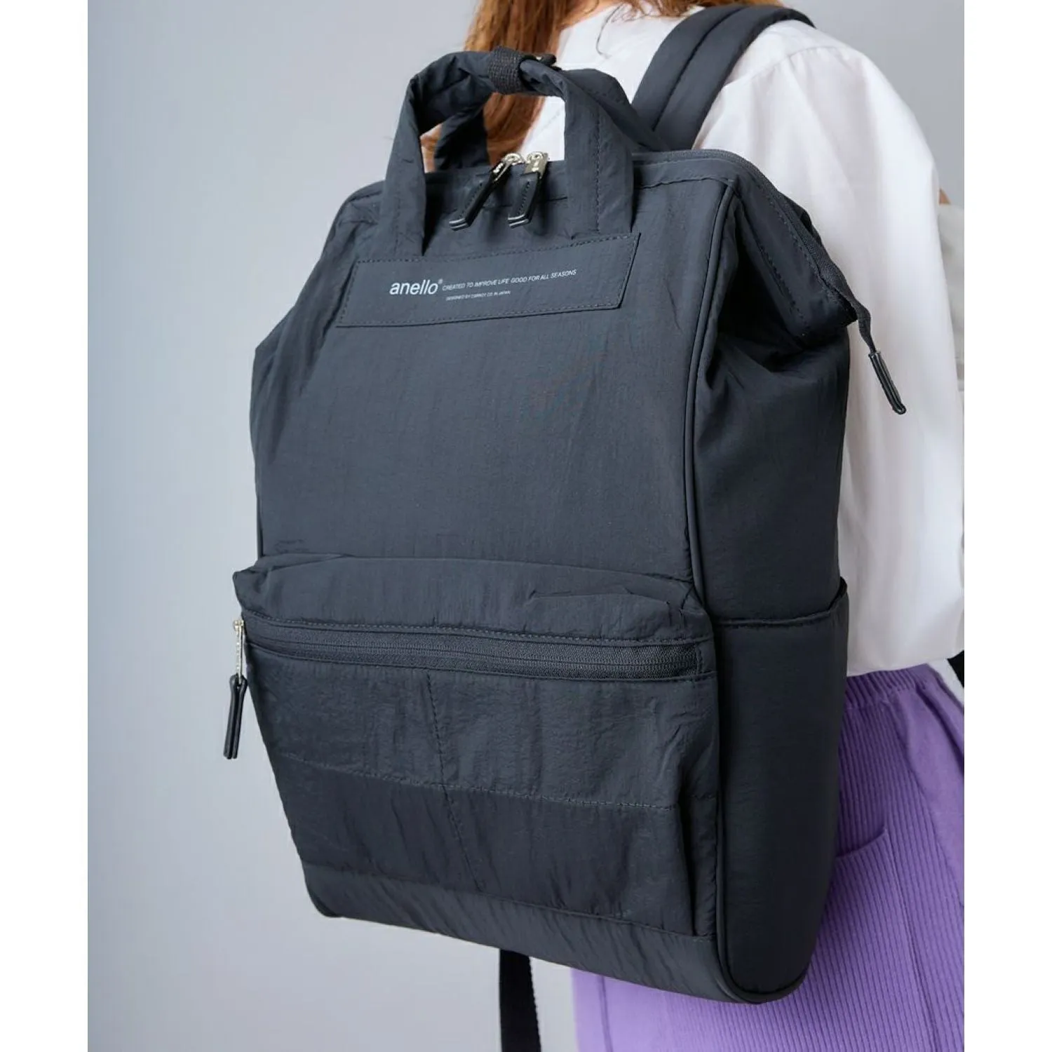 Anello Future Nostalgia Kuchigane Backpack Slim R