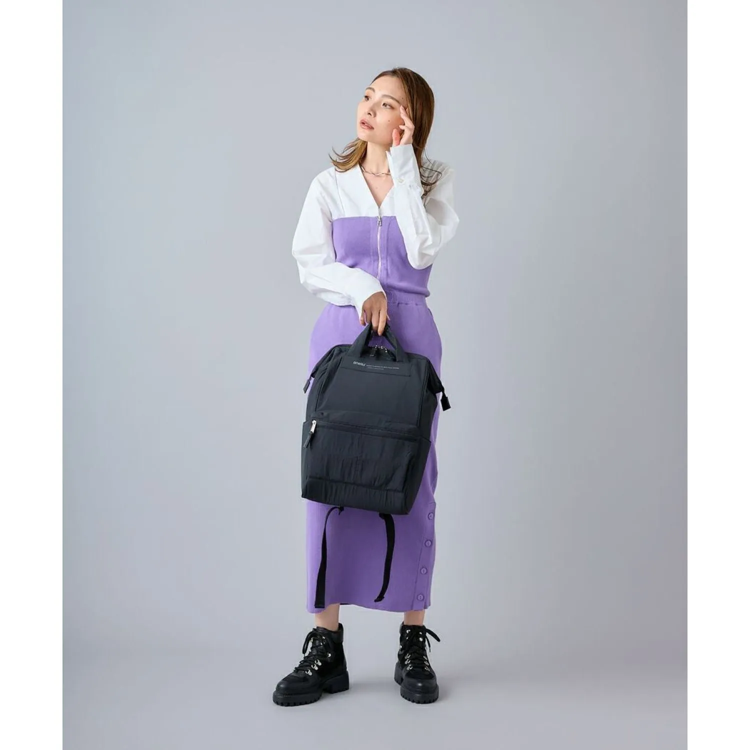 Anello Future Nostalgia Kuchigane Backpack Slim R