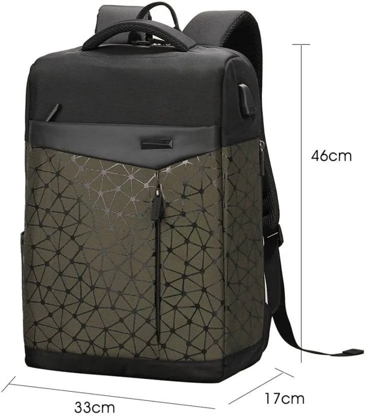 Aoking Anti-theft Business USB Slim Travel Backpack