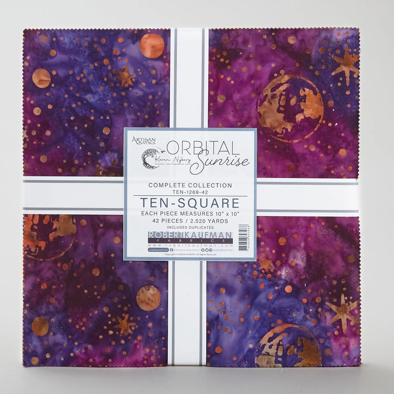 Artisan Batiks - Orbital Sunrise Ten Squares