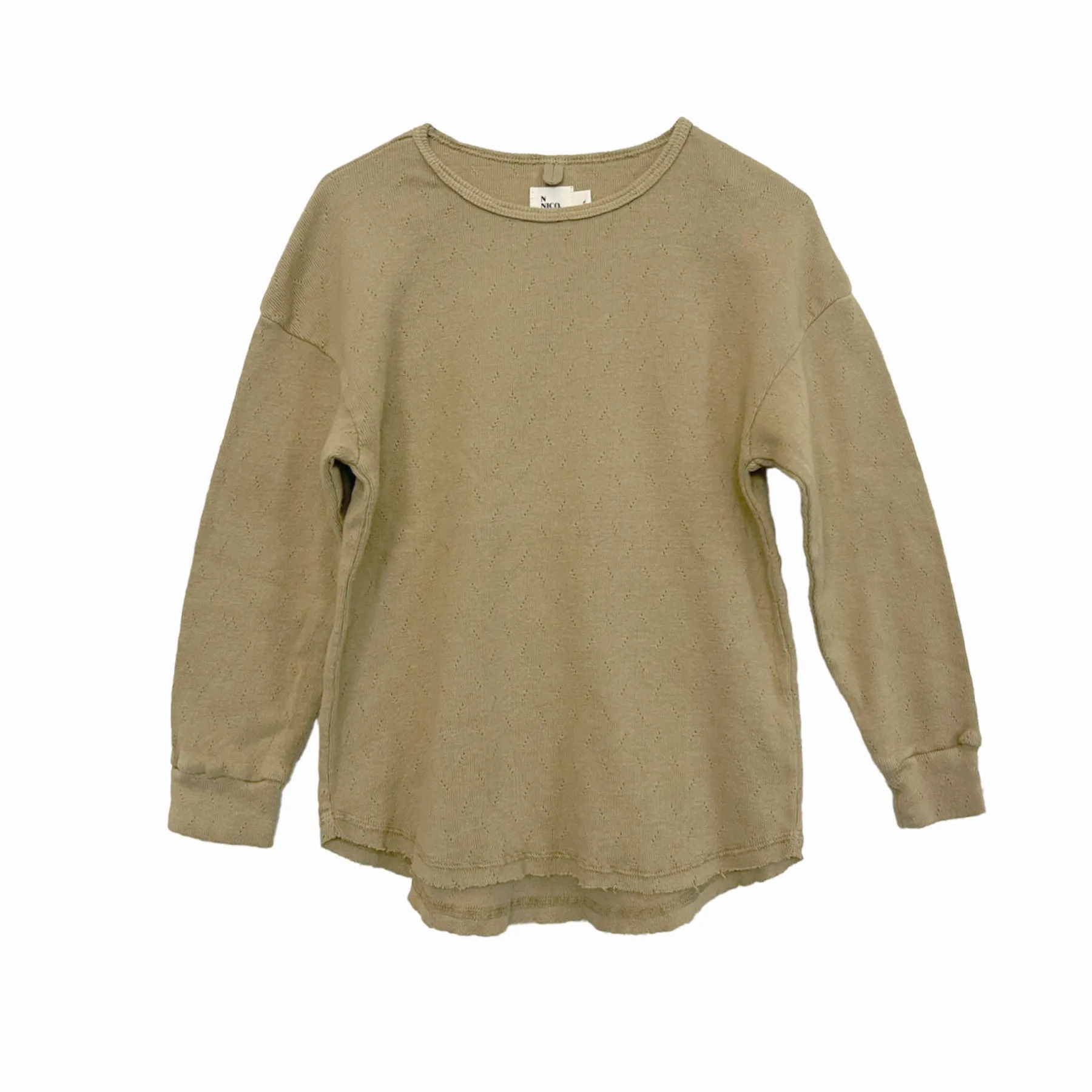 Axl Pointelle Rib Long Sleeve