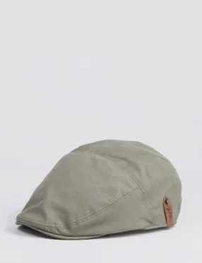 Bailey Graham Waterproof Ivy Flat Cap - Olive