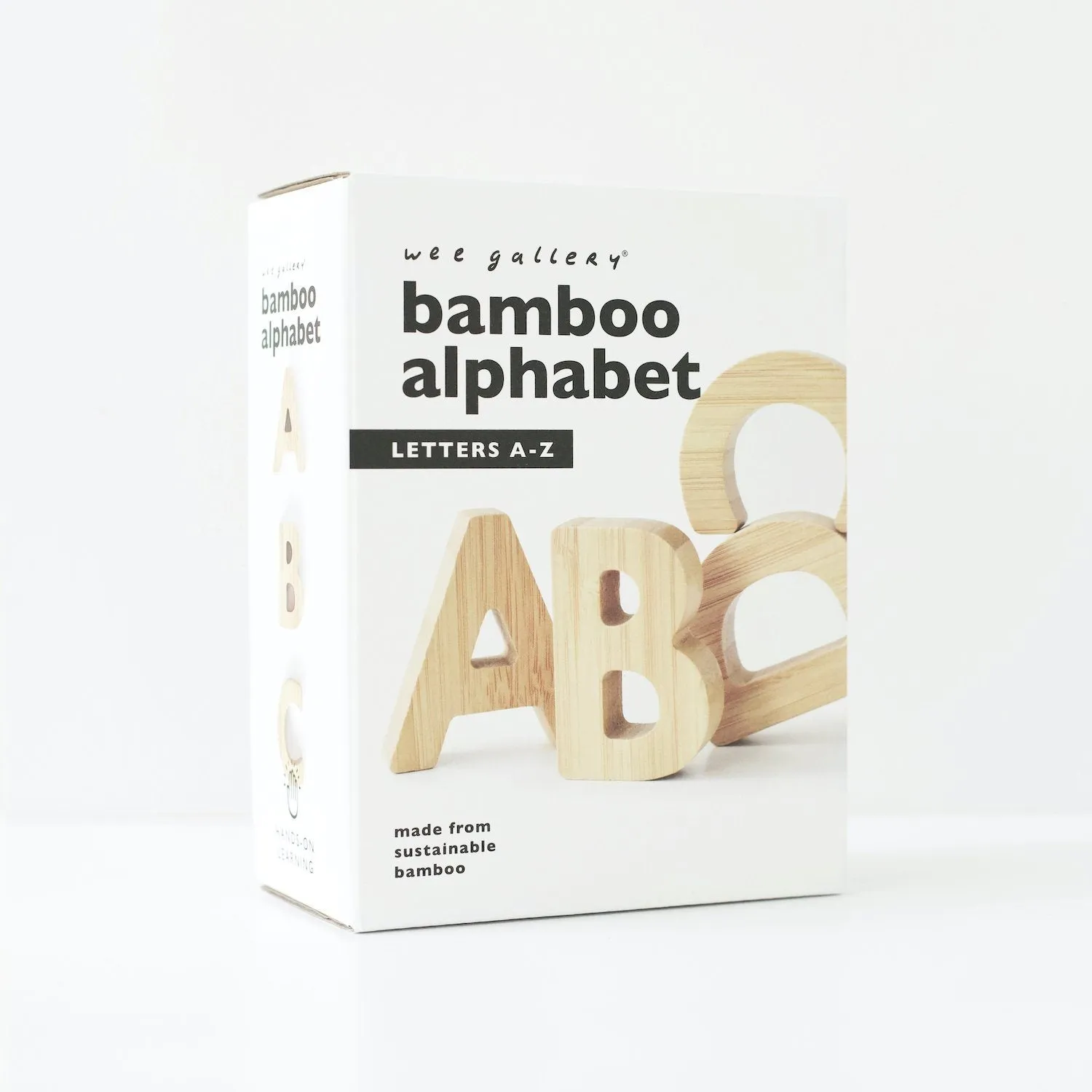 Bamboo Alphabet Wooden Toy Set