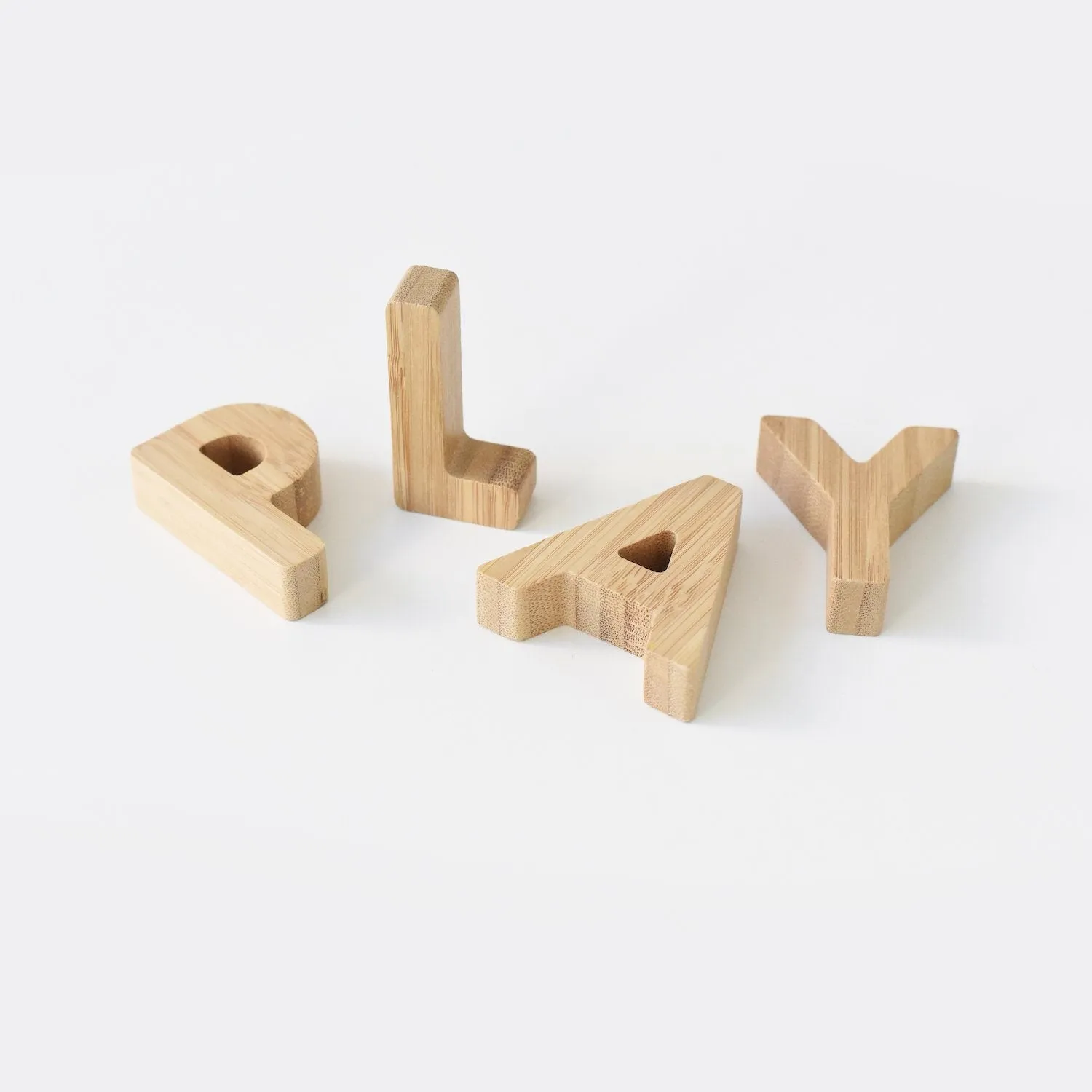 Bamboo Alphabet Wooden Toy Set