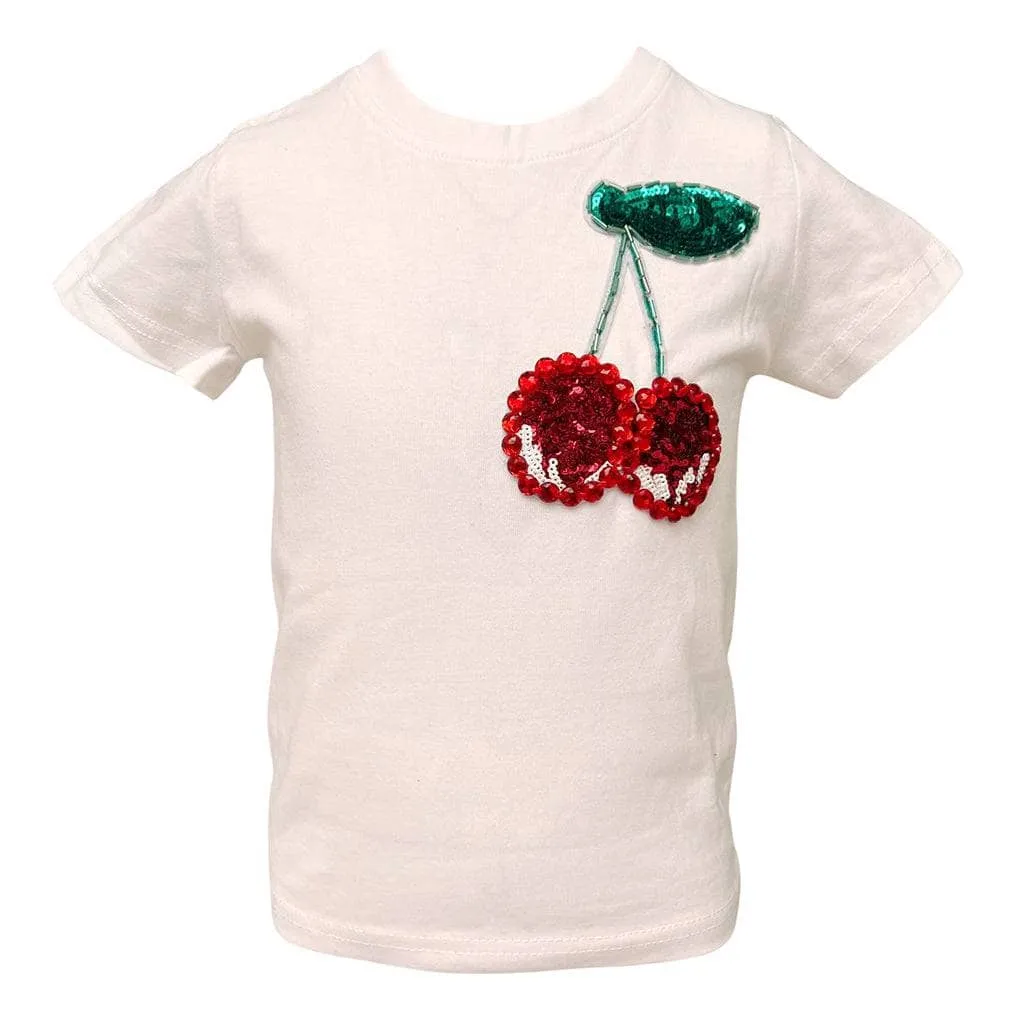 Beaded Gem Cherry T-Shirt