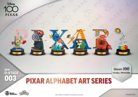 Beast Kingdom Disney 100 Years of Wonder Pixar Alphabet Art Mini Diorama Statues 6-pack