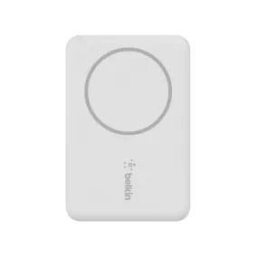 Belkin 2500mAh Magnetic Wireless Power Bank for iPhone Devices - White