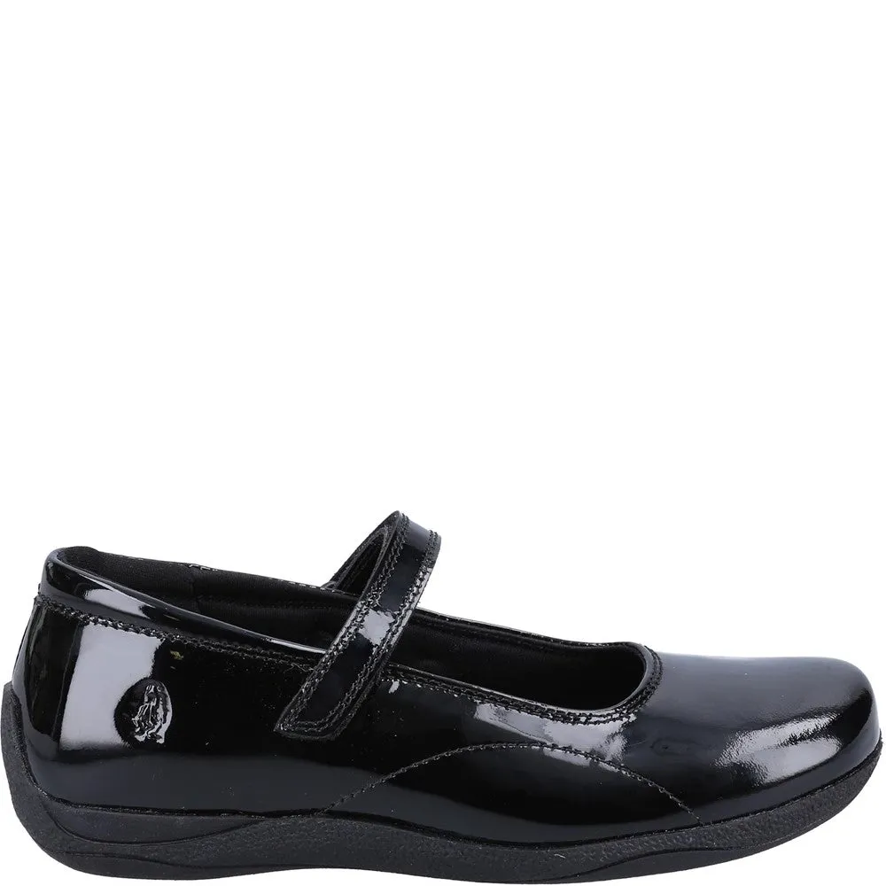 Black Aria Patent Senior School Shoes