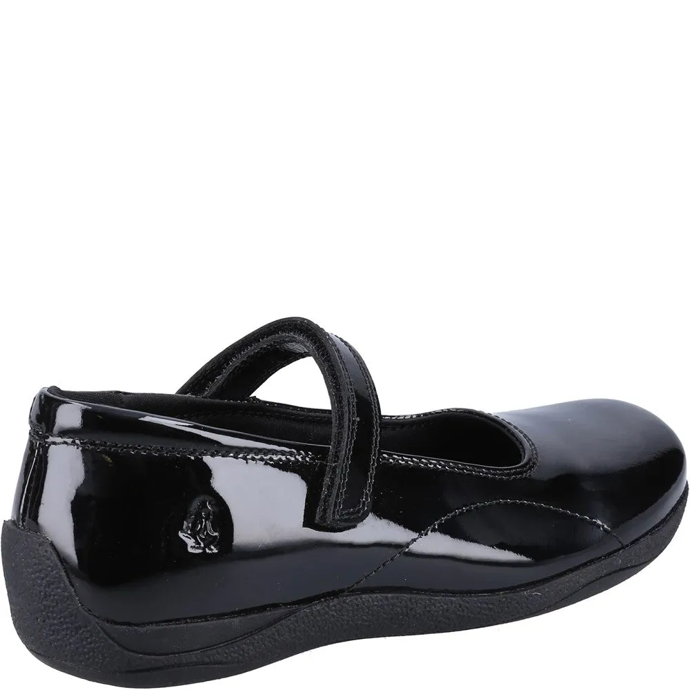 Black Aria Patent Senior School Shoes