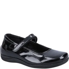 Black Aria Patent Senior School Shoes