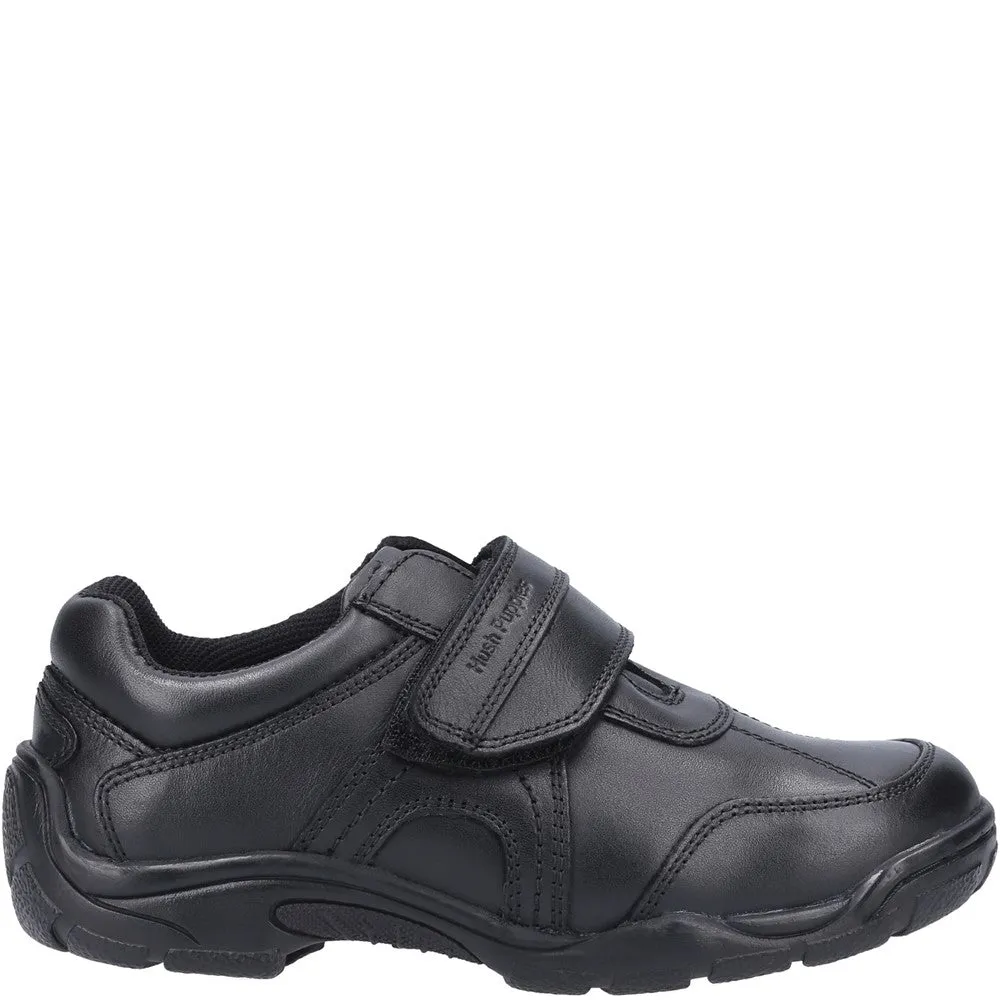 Black Arlo Junior School Shoes