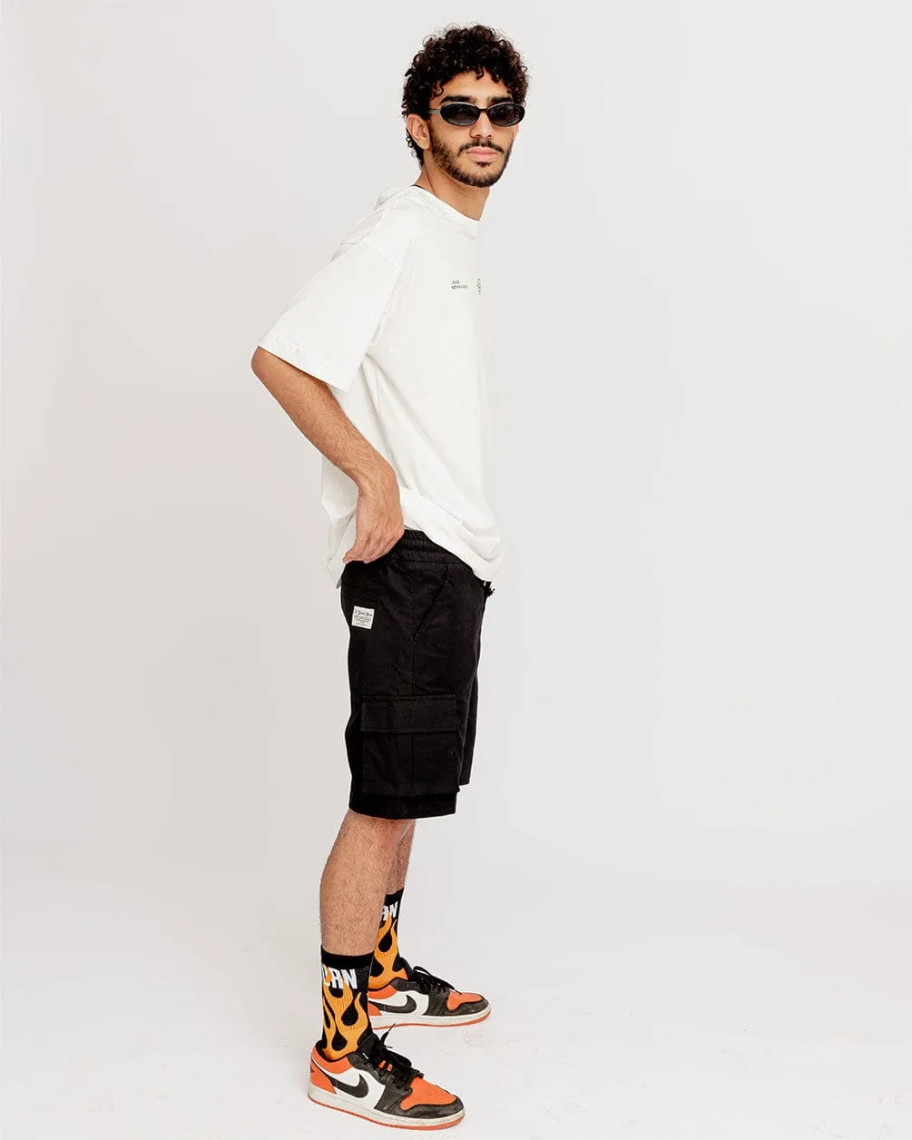 Black Cargo Short