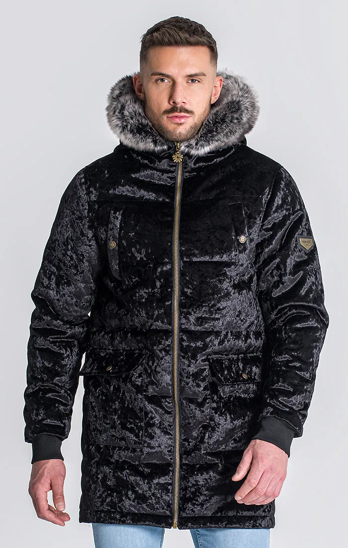 Black Courchevel Coat