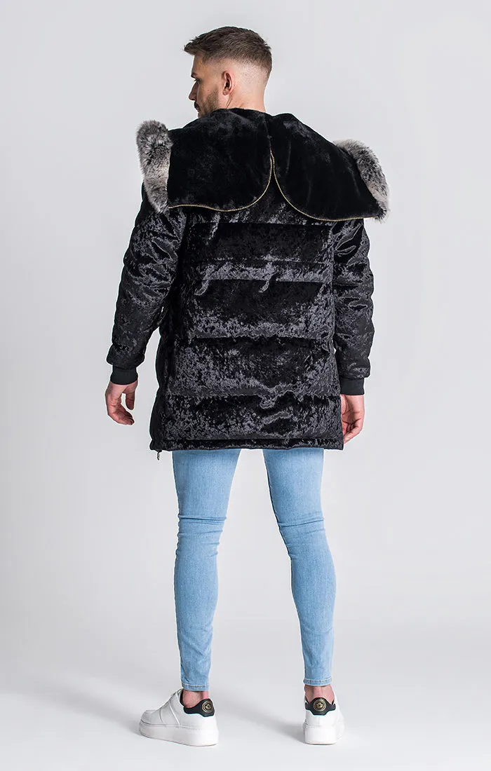 Black Courchevel Coat