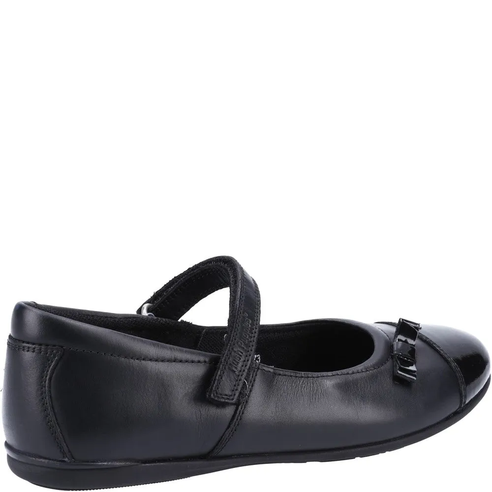 Black Danielle Senior School Shoes