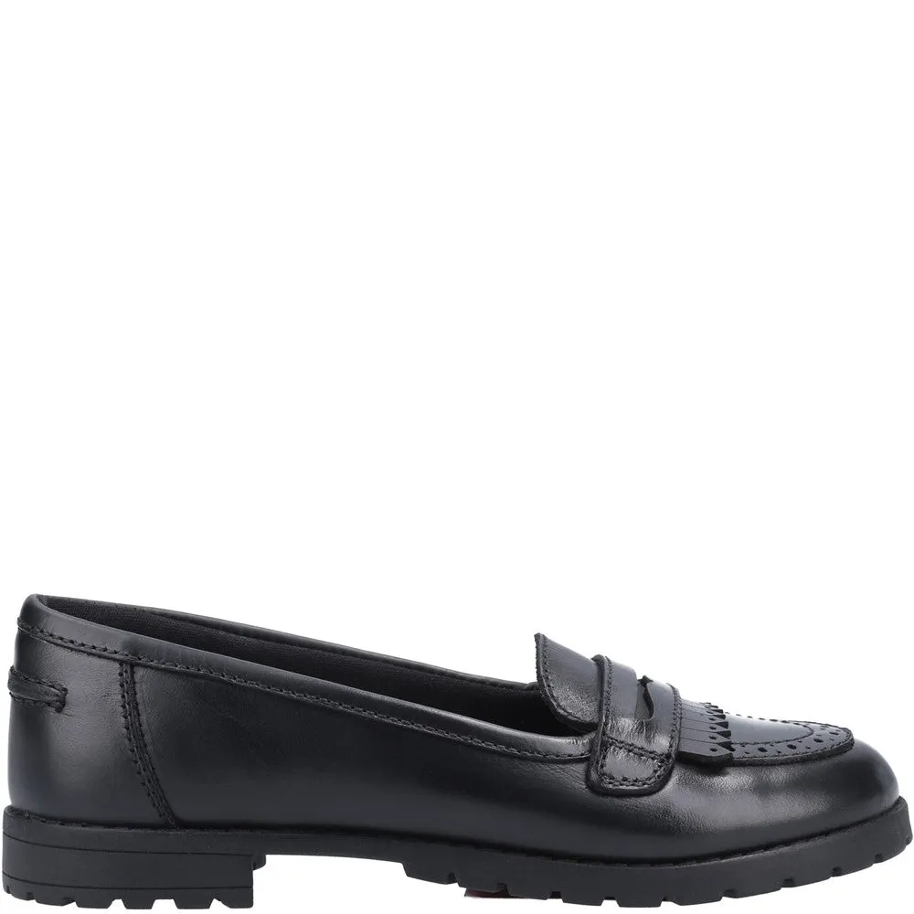 Black Emer Junior School Shoes