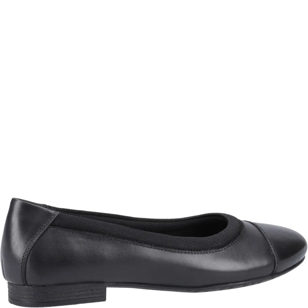 Black Emma Senior School Shoes