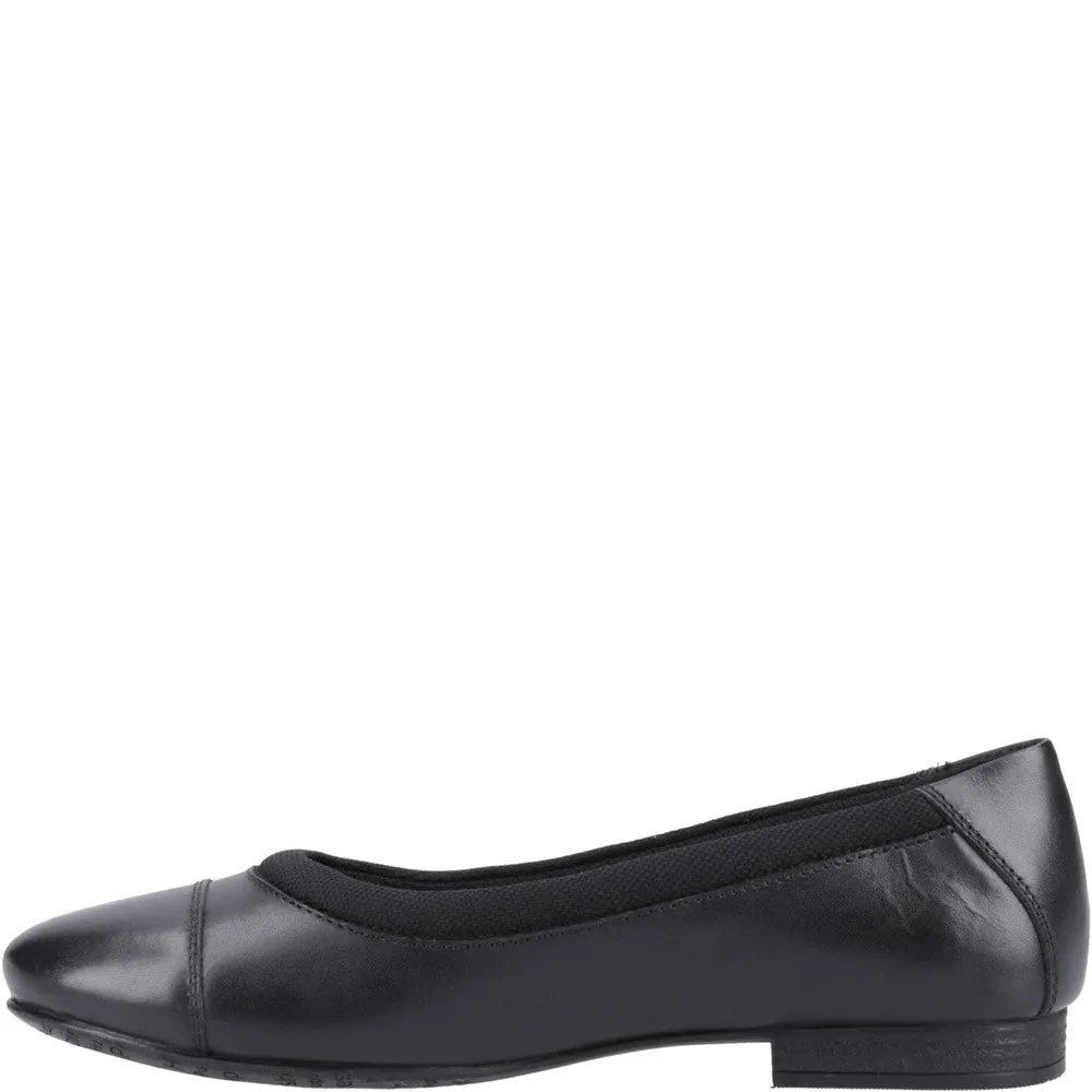 Black Emma Senior School Shoes