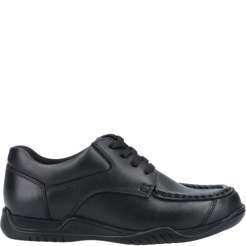 Black Hudson Junior School Shoes